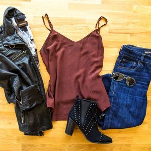 Wilfred (Aritzia) Silk Tank / Silk Cami
